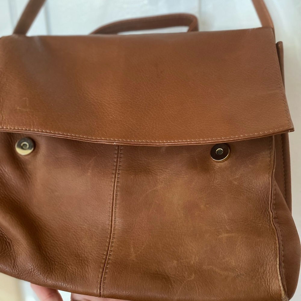 HOBO Brown Leather Shoulder Bag - Picture 5 of 14